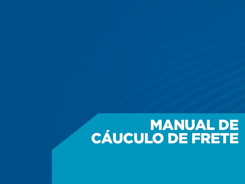 Manual de Cálculo de Frete - edição novembro de 2022
